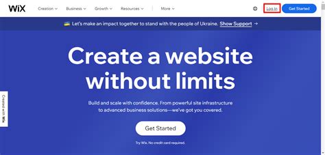 wixsite log in.
